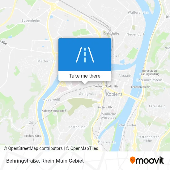 Behringstraße map