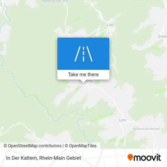 In Der Kaltem map