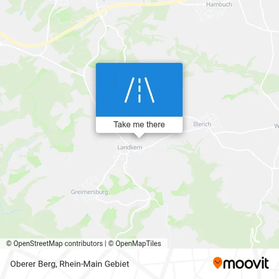 Oberer Berg map