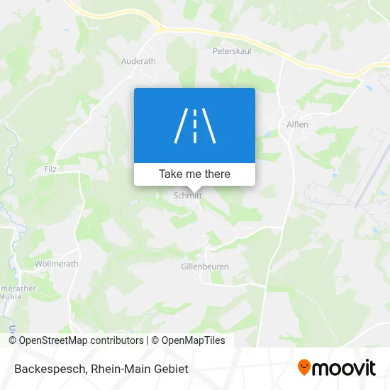 Backespesch map