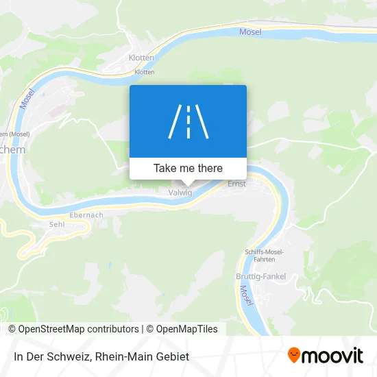 In Der Schweiz map
