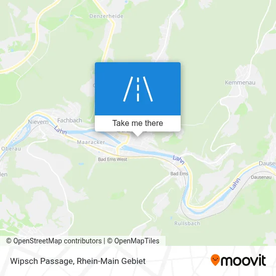 Wipsch Passage map