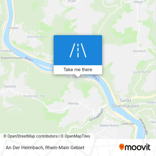 An Der Heimbach map