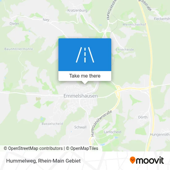 Hummelweg map