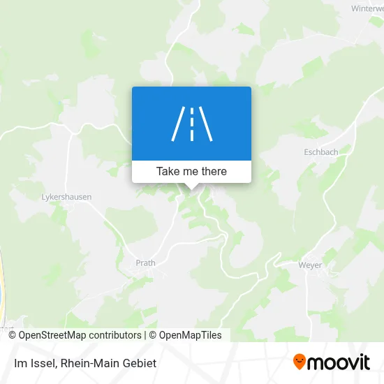 Im Issel map
