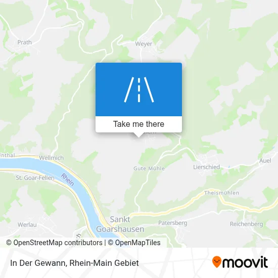 In Der Gewann map