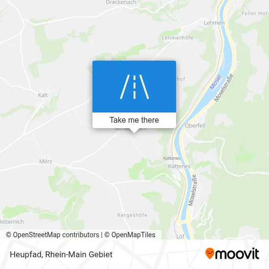 Heupfad map