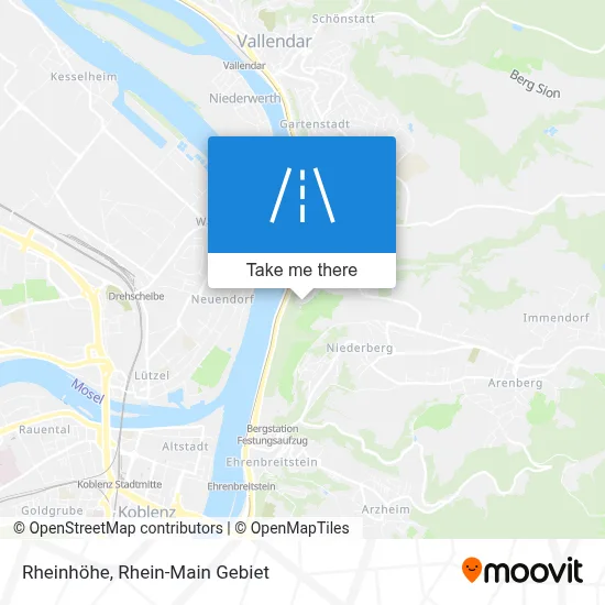 Rheinhöhe map