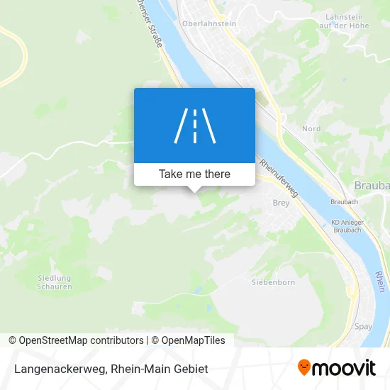 Langenackerweg map