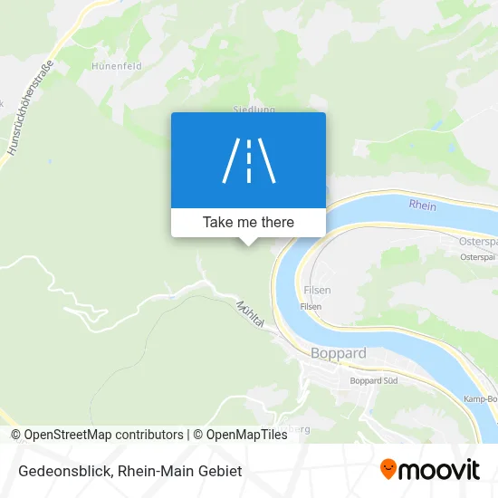 Gedeonsblick map