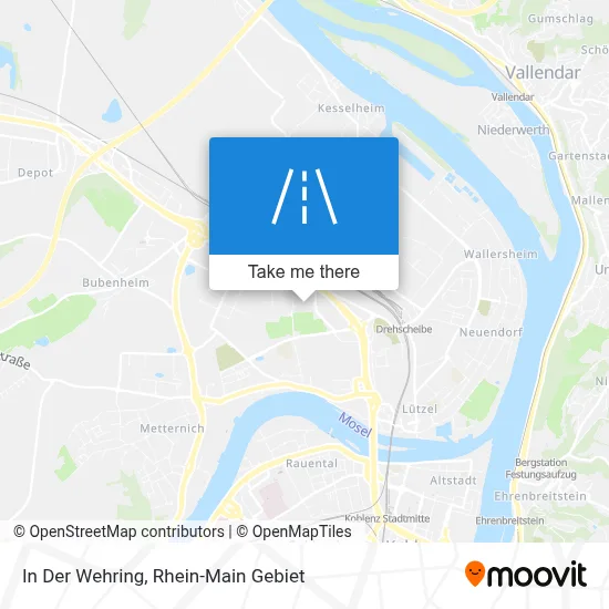 In Der Wehring map