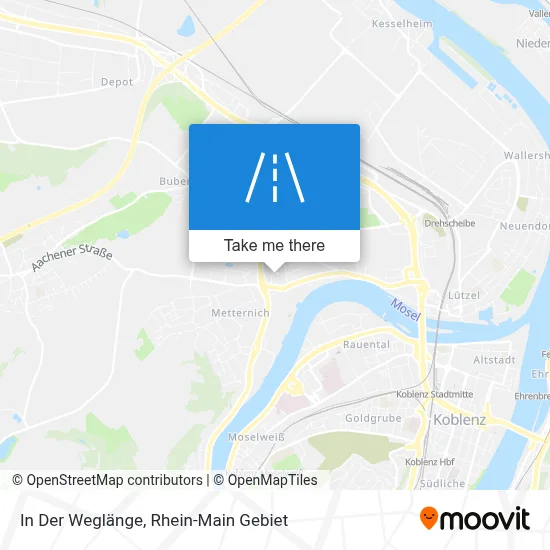 In Der Weglänge map