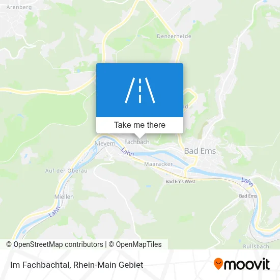 Im Fachbachtal map