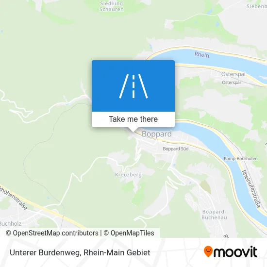 Unterer Burdenweg map