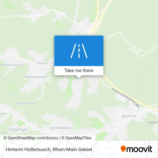 Hinterm Hollerbusch map