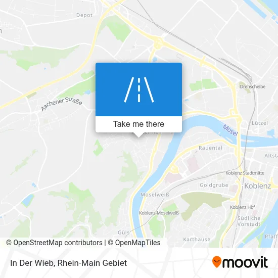 In Der Wieb map