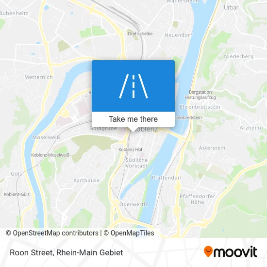 Roonstraße map
