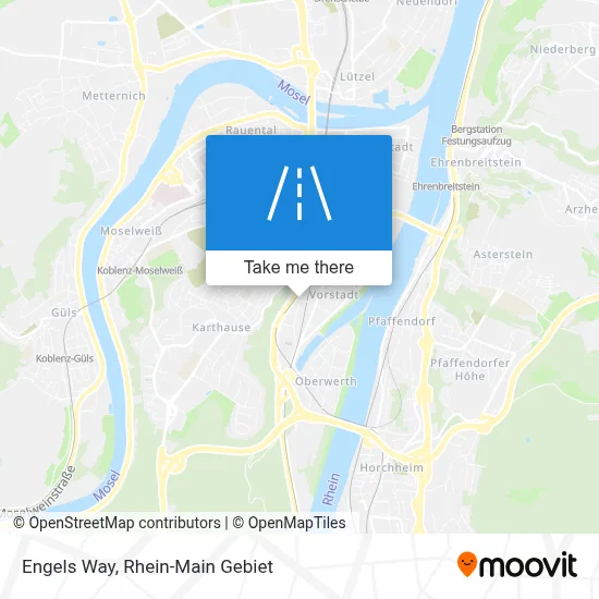 Engelsweg map