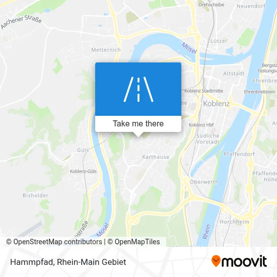 Hammpfad map