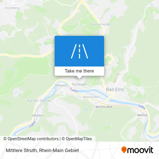 Mittlere Struth map