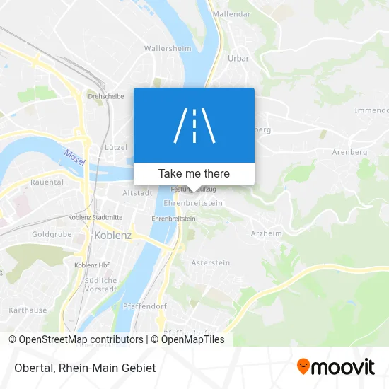Obertal map