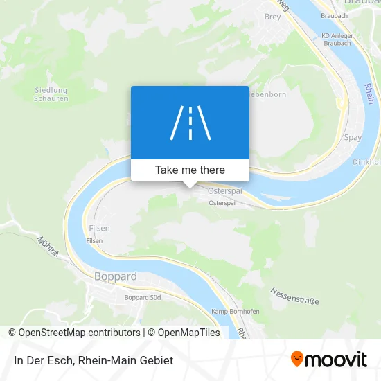 In Der Esch map