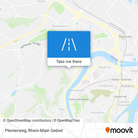Plenterweg map