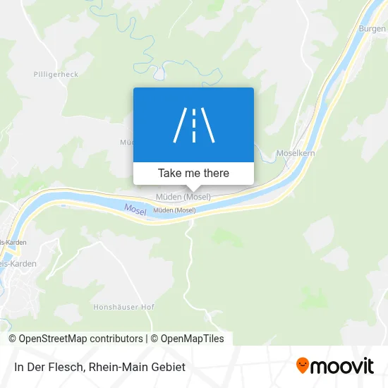 In Der Flesch map