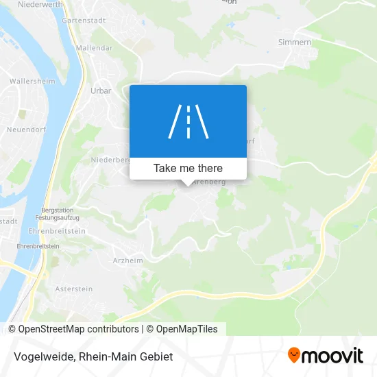 Vogelweide map