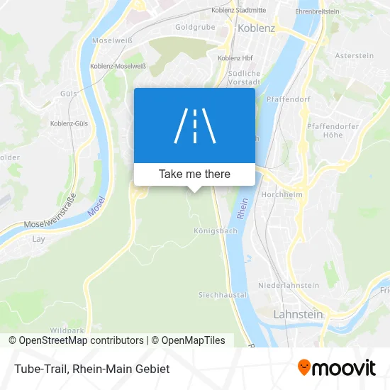 Tube-Trail map