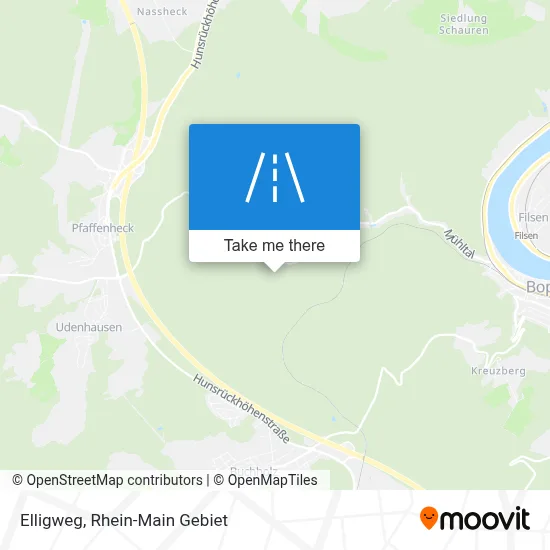 Elligweg map
