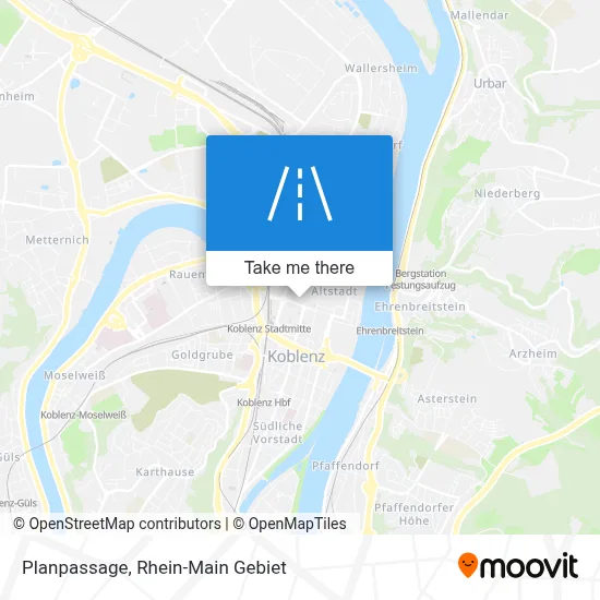 Planpassage map