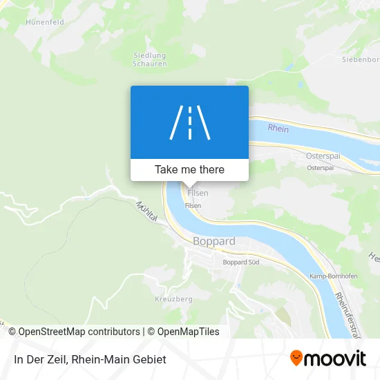 In Der Zeil map