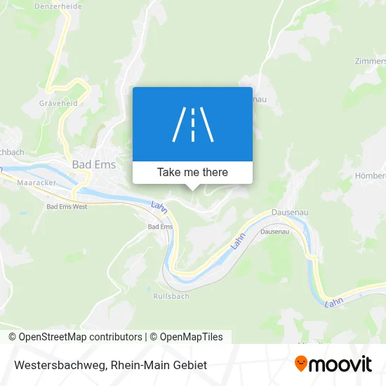 Westersbachweg map