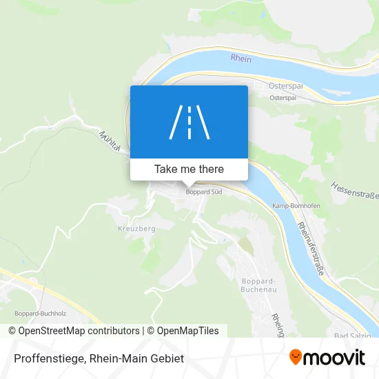Proffenstiege map
