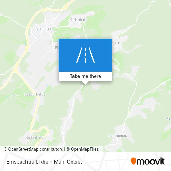 Emsbachtrail map