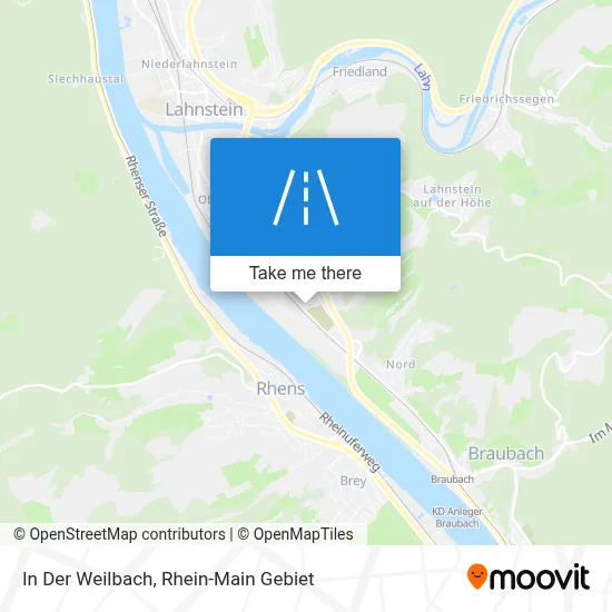 In Der Weilbach map