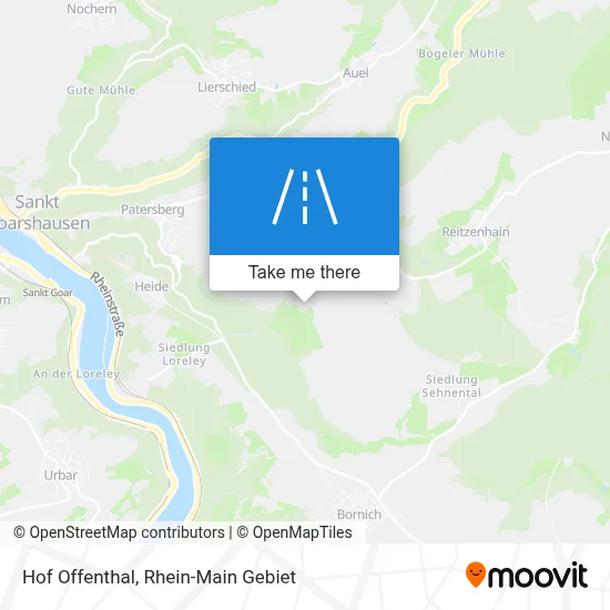 Hof Offenthal map