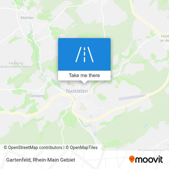 Gartenfeld map