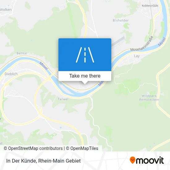 In Der Künde map