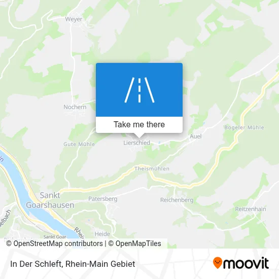 In Der Schleft map
