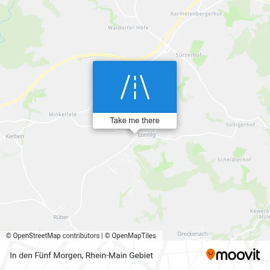 In den Fünf Morgen map