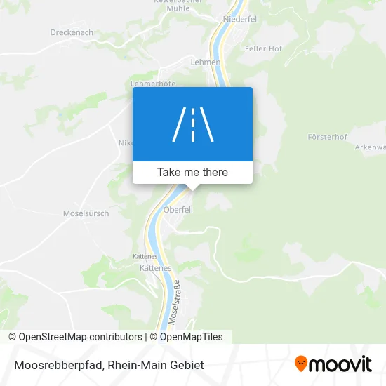 Moosrebberpfad map
