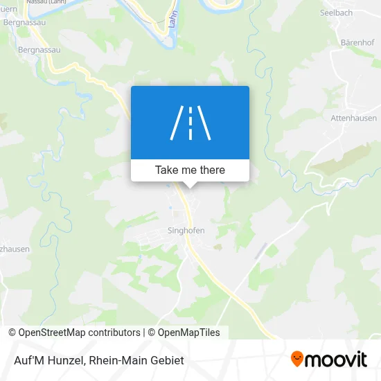 Auf'M Hunzel map
