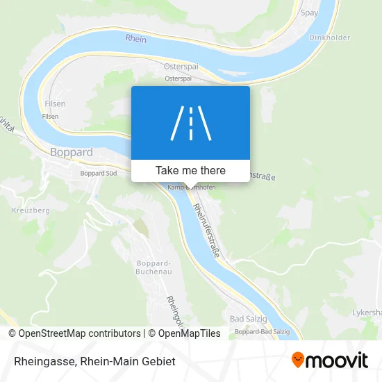Rheingasse map