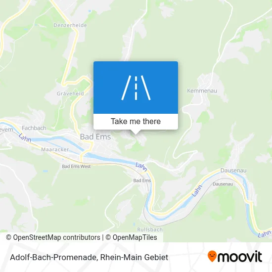 Adolf-Bach-Promenade map