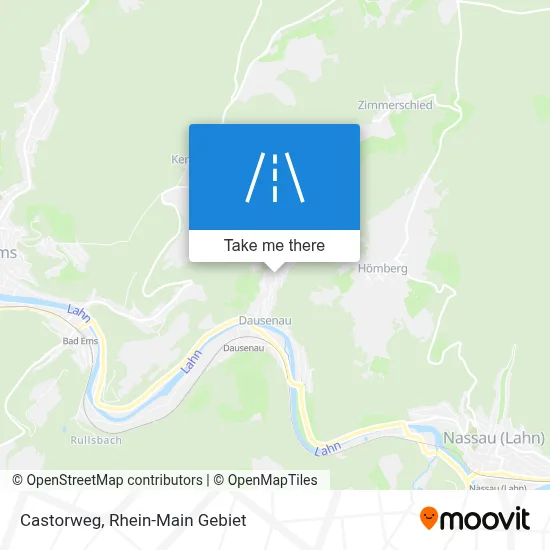 Castorweg map