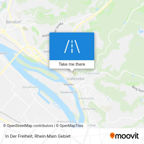 In Der Freiheit map