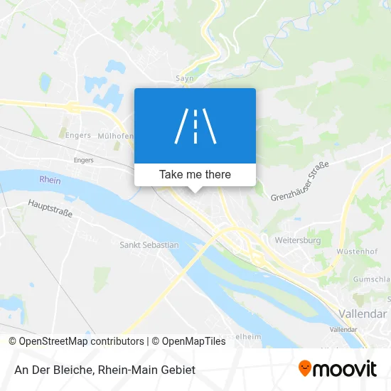 An Der Bleiche map