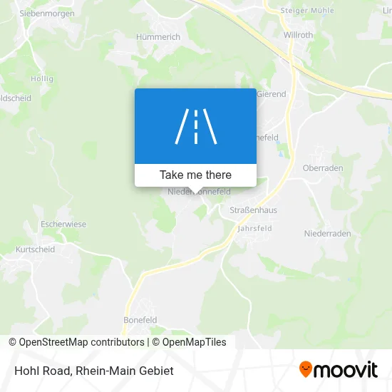 Hohlweg map